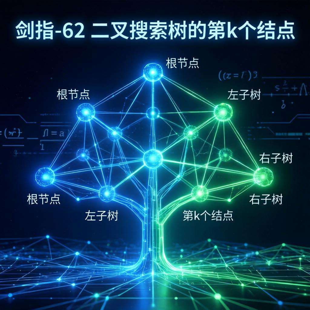 剑指offer-62、⼆叉搜索树的第k个结点第三张图