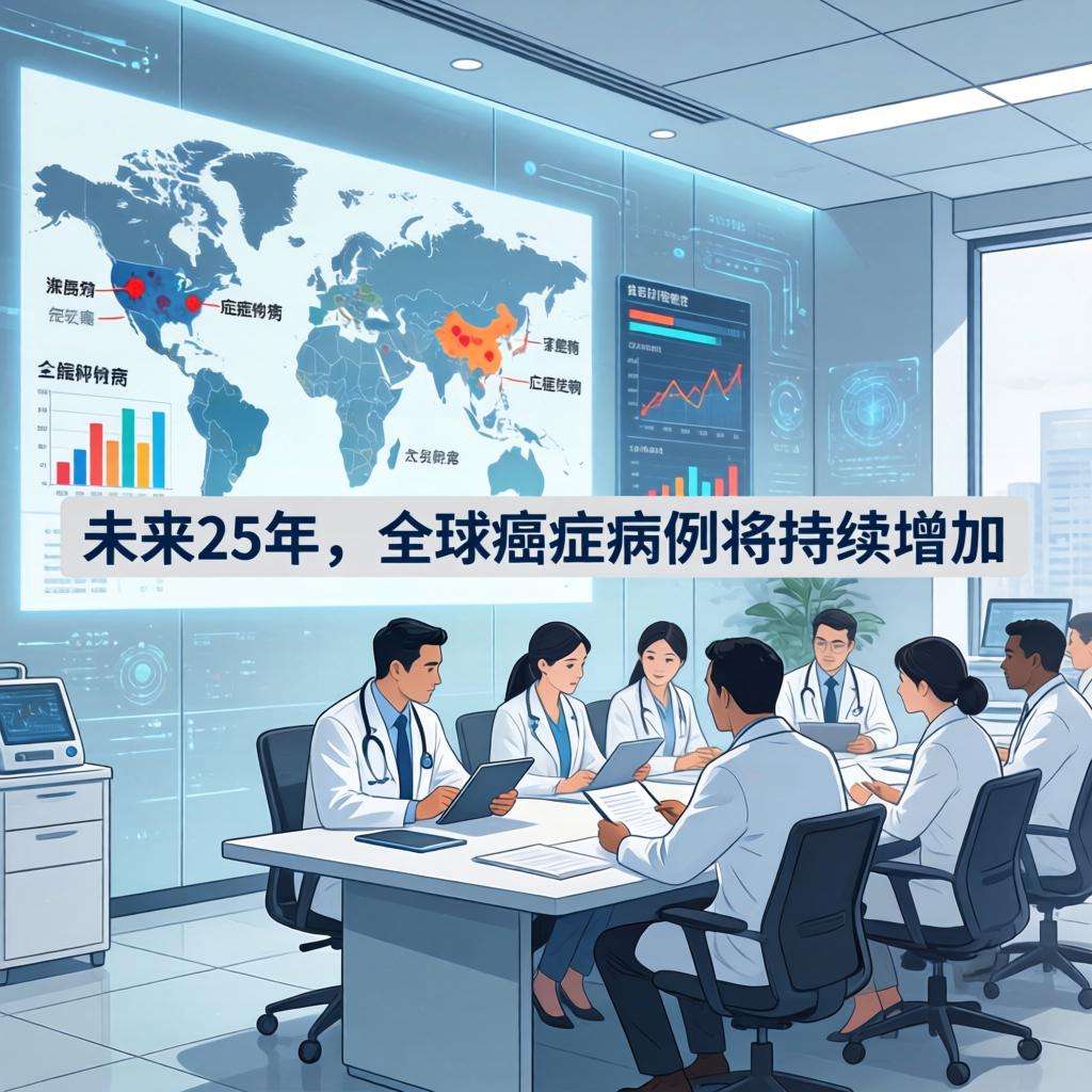 未来25年，全球癌症病例将持续增长