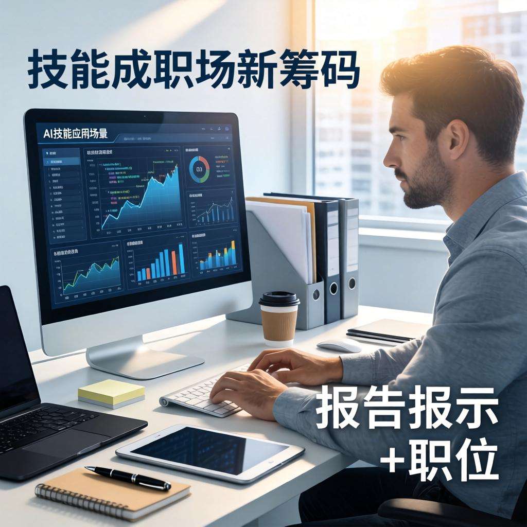 AI技能成职场新筹码，报告显示“AI+”职位比普通职位一年多赚7.8万
