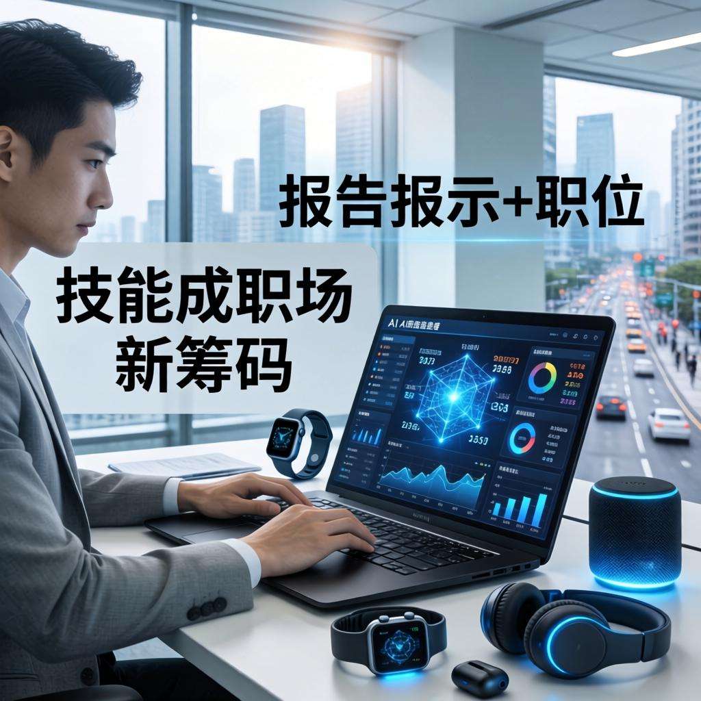 AI技能成职场新筹码，报告显示“AI+”职位比普通职位一年多赚7.8万