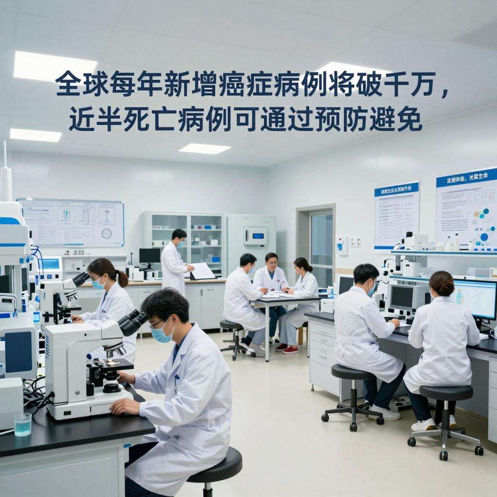 全球每年新增癌症病例将破千万，近半死亡病例可通过预防避免