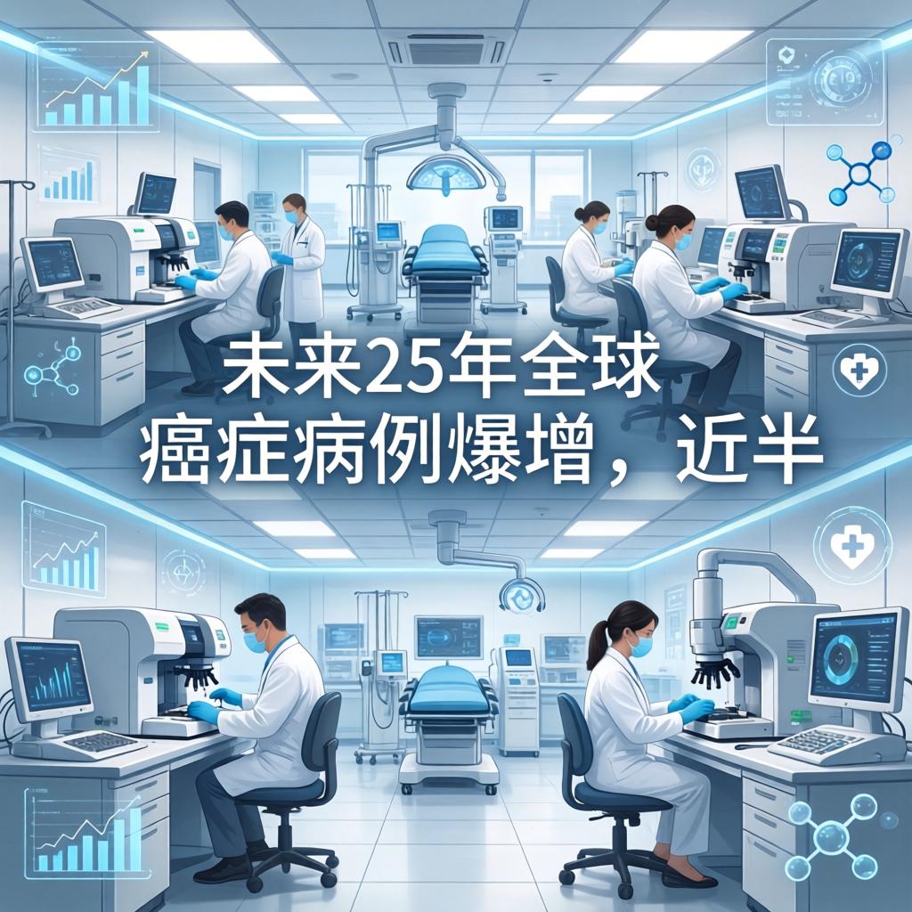 未来25年全球癌症病例爆增，近半数死亡本可避免！