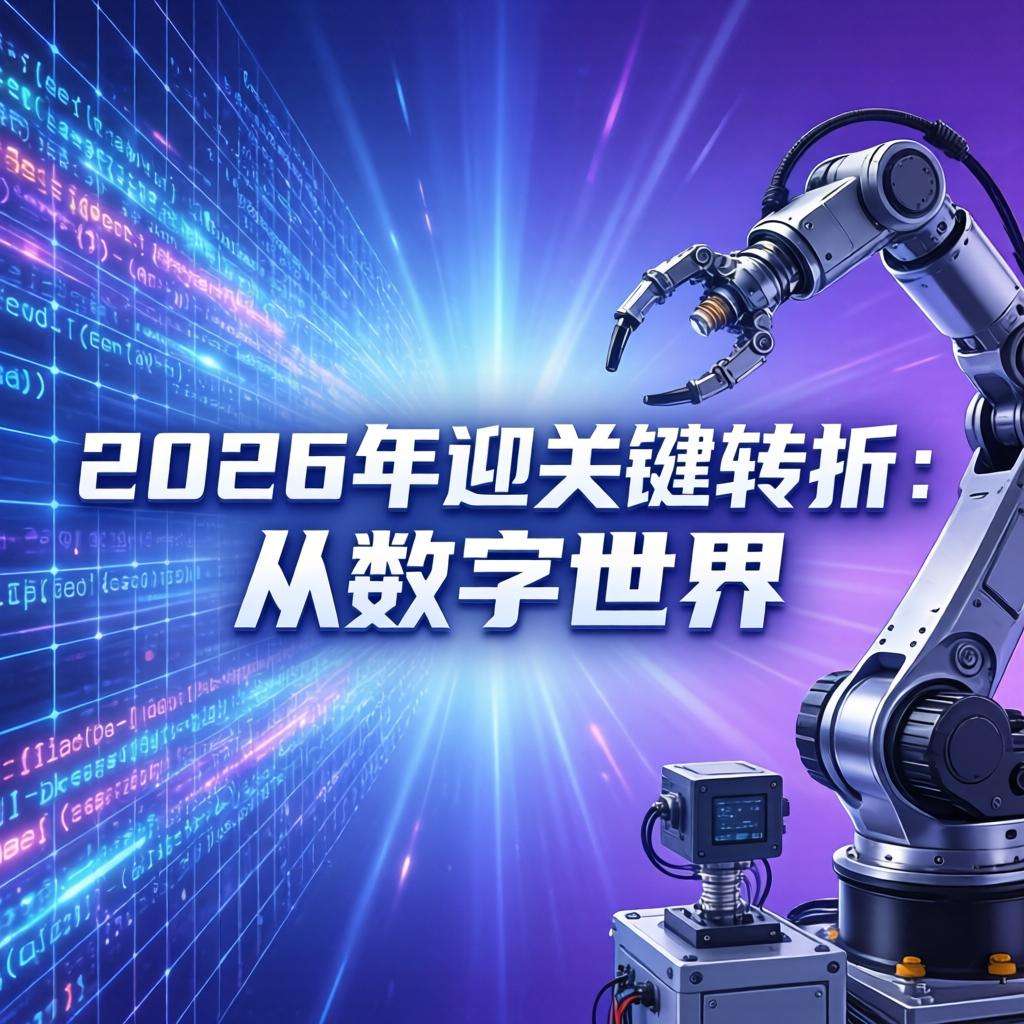 2026年AI迎关键转折：从数字世界走向物理认知与价值兑现