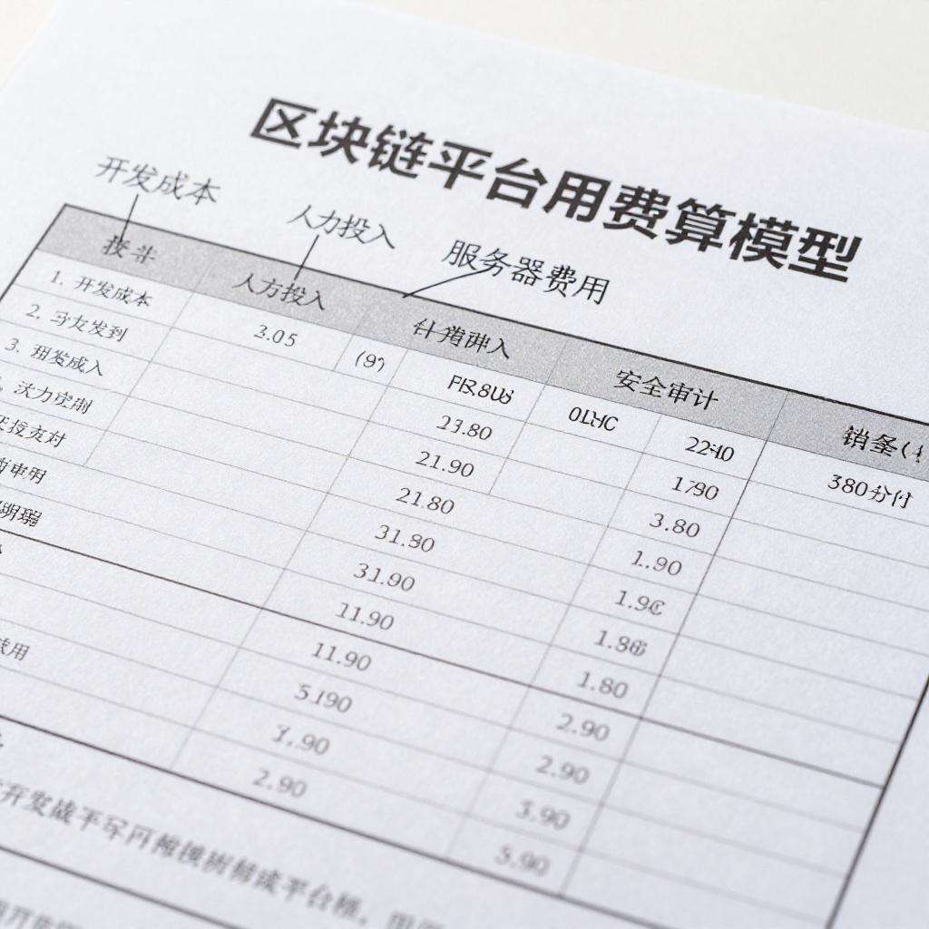区块链平台开发费用详解：科学合理的费用预算模型第二张图