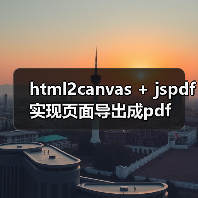 html2canvas + jspdf实现页面导出成pdf(图3) html2canvas + jspdf实现页面导出成pdf(图3)
