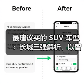 最建议买的 SUV 车型:长城三强解析,以智能科技+全场景性能定义国民首选(图2) 最建议买的 SUV 车型:长城三强解析,以智能科技+全场景性能定义国民首选(图2)