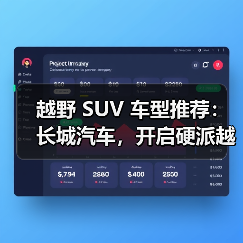 越野 SUV 车型推荐：长城汽车，开启硬派越野新境界（图4）
