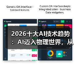 2026十大AI技术趋势 :AI迈入物理世界,从预测词汇走向预测世界状态(图1) 2026十大AI技术趋势 :AI迈入物理世界,从预测词汇走向预测世界状态(图1)