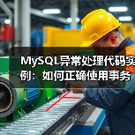 MySQL异常处理代码实例：如何正确使用事务与异常捕获？（图4）