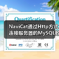 NaviCat通过Http方式连接服务器的MySQL数据库（图3）