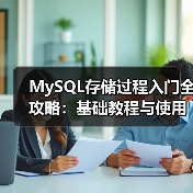 MySQL存储过程入门全攻略：基础教程与使用方法（图3）