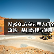 MySQL存储过程入门全攻略：基础教程与使用方法（图1）