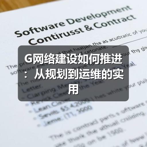 G网络建设如何推进:从规划到运维的实用指南