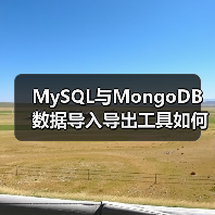 MySQL与MongoDB数据导入导出工具如何高效迁移(图4) MySQL与MongoDB数据导入导出工具如何高效迁移(图4)
