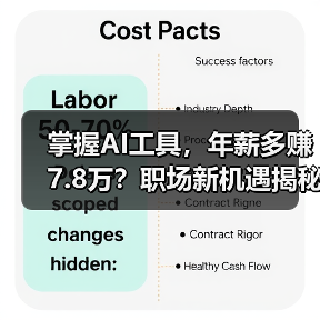 掌握AI工具，年薪多赚7.8万？职场新机遇揭秘