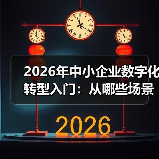 2026年中小企业数字化转型入门：从哪些场景先切入更稳妥