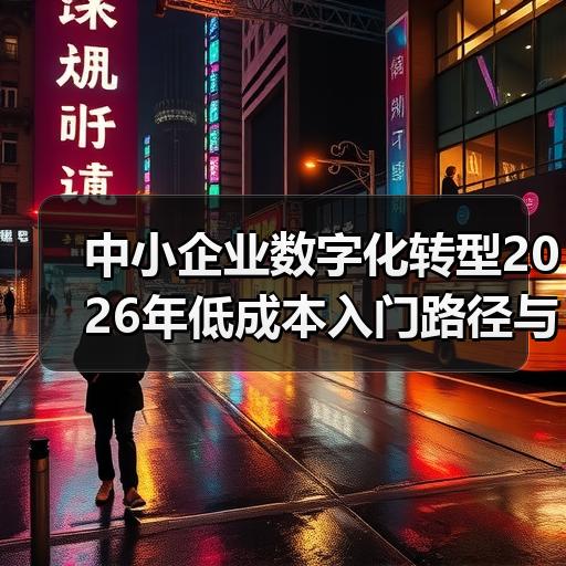 中小企业数字化转型2026年低成本入门路径与常见误区