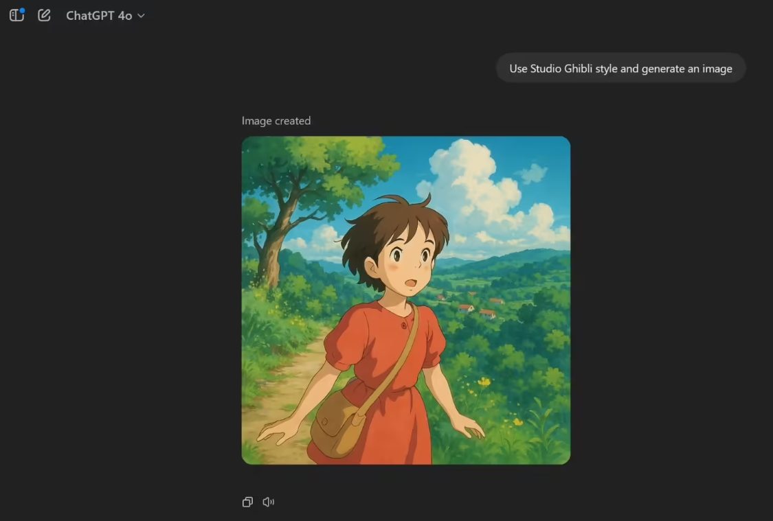 吉卜力风格 AI图刷屏之际，消息称 OpenAI 正测试 GPT-4o 生图模型水印